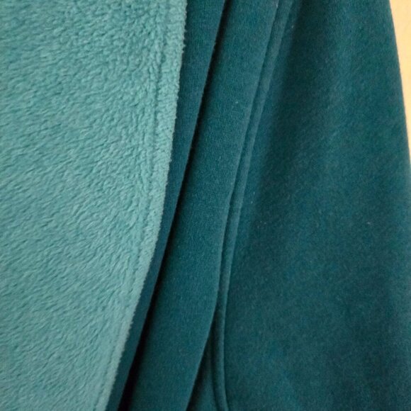 UGG Duffield Plush Soft Fleece Robe Teal Cotton Blend Wrap Pocket Robe Size XL - Picture 4 of 7